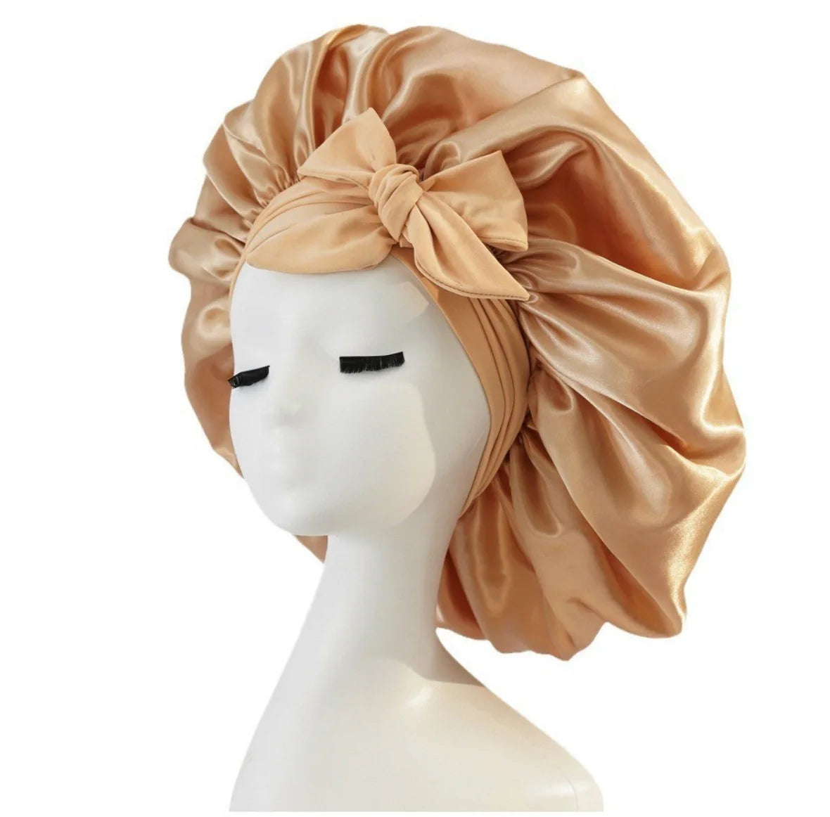 Satin Bonnet Silk Bonnet Adjustable Bonne For Sleeping Hair Bonnet With Tie Band Bonnets For Women Men