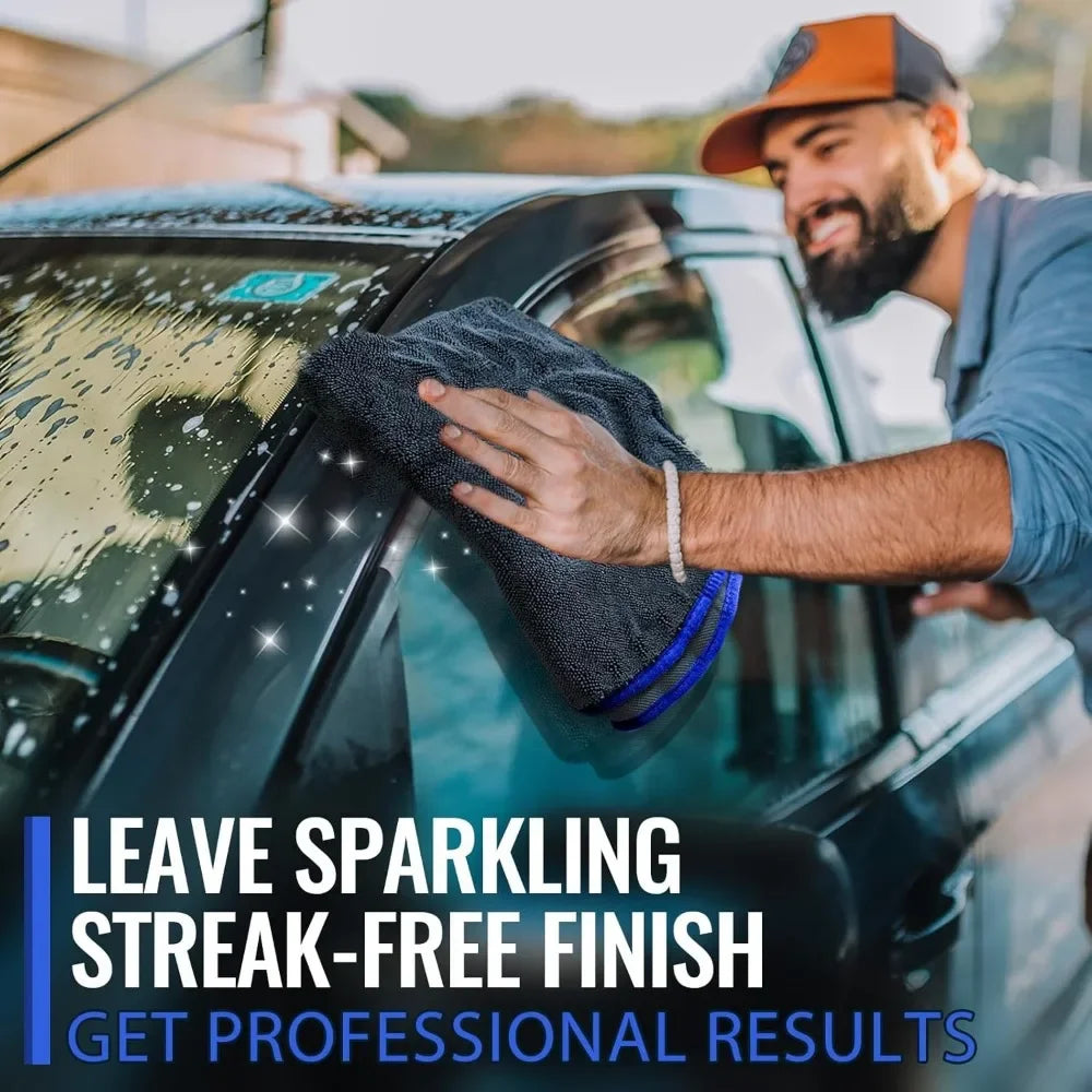 1pc Extra Large Car Drying Towel - Ultra-Absorbent Soft Lint & Streak-Free Quick-Dry 24"x35" Ideal for Automotive Cleaning