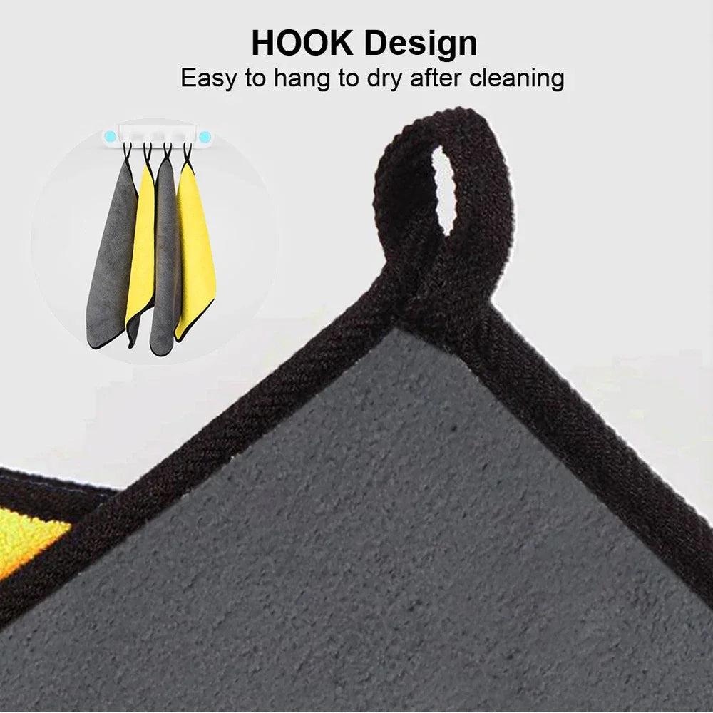 5/10Pcs Car Wash Microfiber Towel 30*60CM / 30*60cm Car Cleaning Drying Cloth  Care Cloth Car Wash Towel  Kitchen Towel