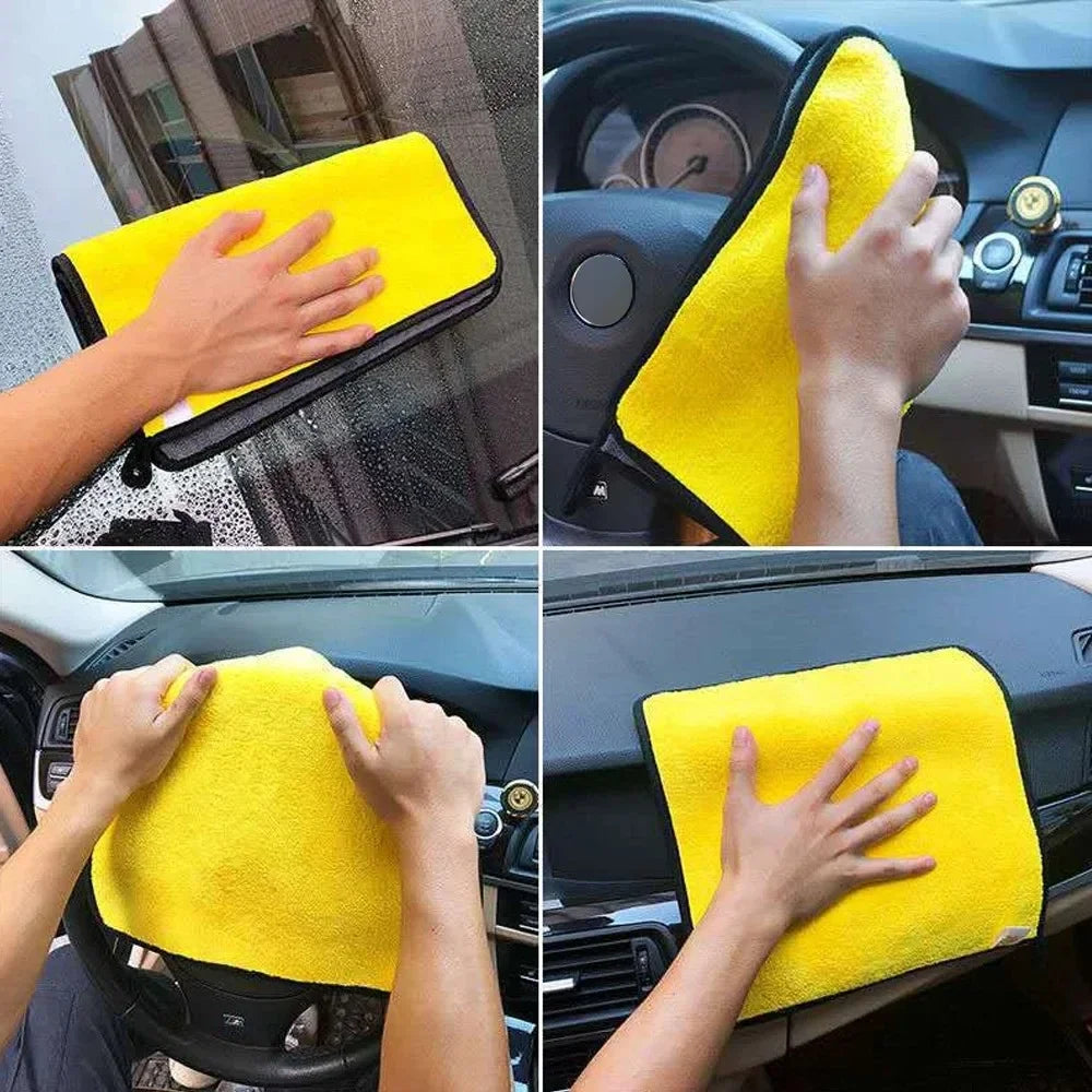 5/10Pcs Car Wash Microfiber Towel 30*60CM / 30*60cm Car Cleaning Drying Cloth  Care Cloth Car Wash Towel  Kitchen Towel