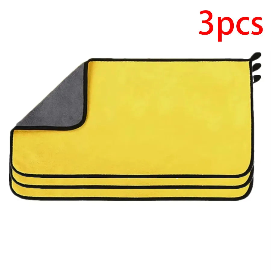 5/10Pcs Car Wash Microfiber Towel 30*60CM / 30*60cm Car Cleaning Drying Cloth  Care Cloth Car Wash Towel  Kitchen Towel