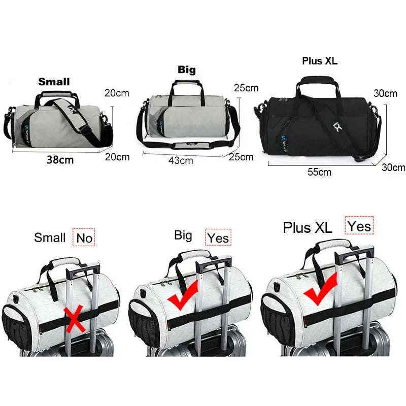 Gym Bag Fitness Bags Wet Dry Fitness Travel Bag Training Men Yoga For Shoes Travel Bag Shoulder Handbags Work Out Swimming Bag